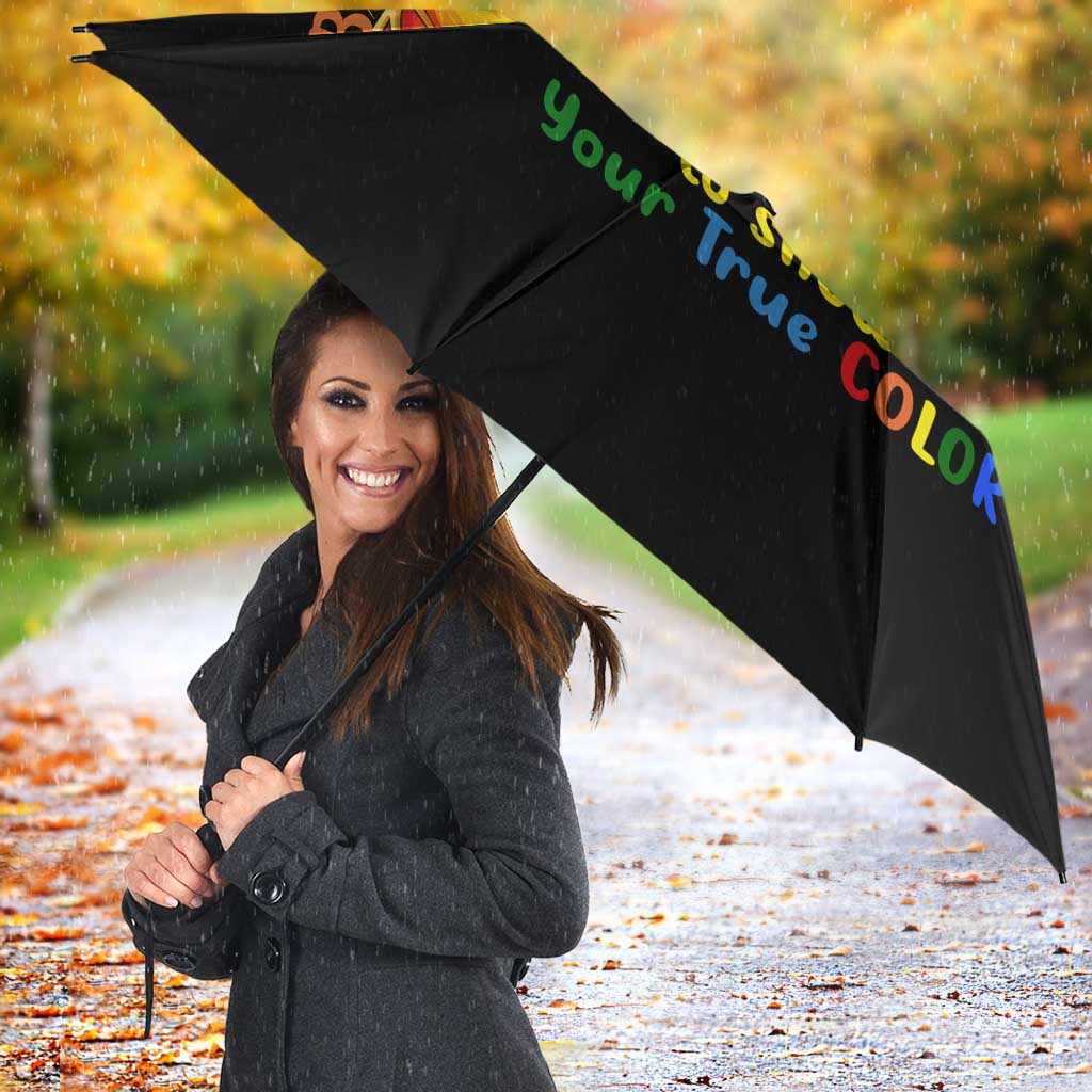 LGBT Dont Be Afraid Christmas Umbrella Xmas Holiday Patterns - Wonder Print Shop