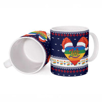 LGBT Heart Christmas Yall Christmas Ceramic Mug Xmas Holiday Patterns - Wonder Print Shop