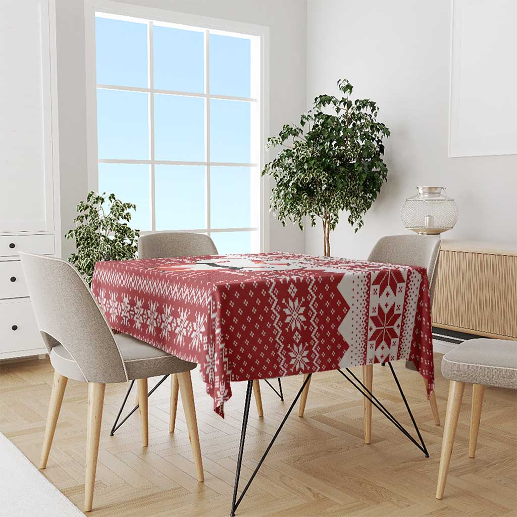 Llama Superhero Christmas Tablecloth Xmas Holiday Patterns - Wonder Print Shop