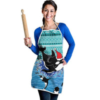 Love Oracle Whale Christmas Apron Xmas Holiday Patterns - Wonder Print Shop