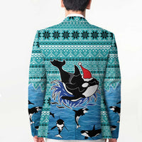 Love Oracle Whale Christmas Blazer Xmas Holiday Patterns - Wonder Print Shop