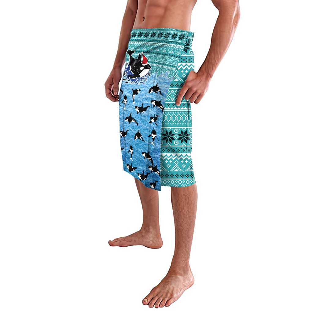 Love Oracle Whale Christmas Lavalava Xmas Holiday Patterns - Wonder Print Shop