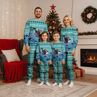 Love Oracle Whale Christmas Pajama Set Xmas Holiday Patterns - Wonder Print Shop