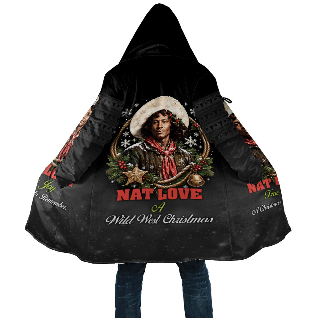Nat Love Wild West Christmas Cloak African American Cowboy Holiday Portrait Art