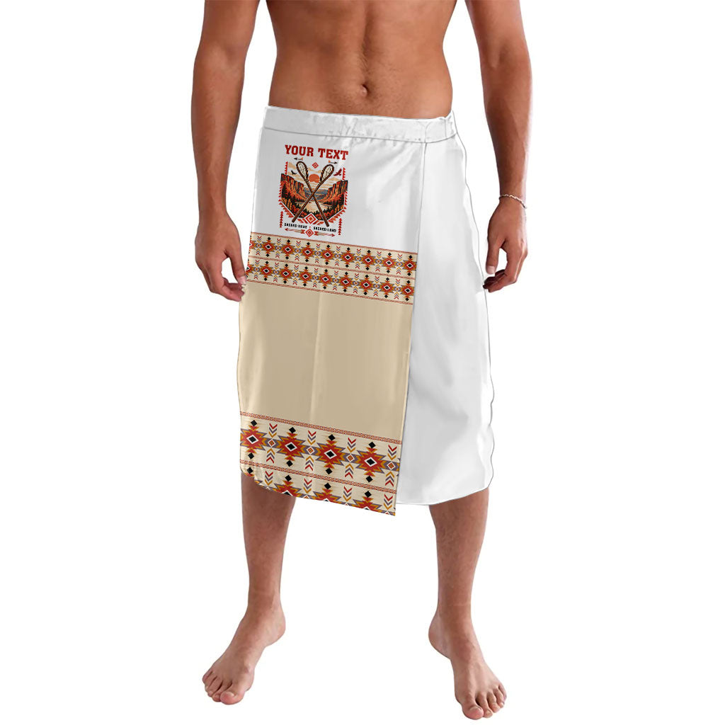 Personalized Chahta Yakni Stickball Heritage Lavalava Native American Tribal Landscape Graphic Art