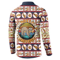 Sloth I'm Not Lazy I'm Energy Efficient Christmas Button Sweatshirt Xmas Holiday Patterns - Wonder Print Shop