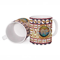 Sloth I'm Not Lazy I'm Energy Efficient Christmas Ceramic Mug Xmas Holiday Patterns - Wonder Print Shop