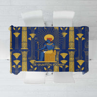 Amun Tablecloth Ancient Egyptian Hieroglyphic, Pharaoh and Scarab - Wonder Print Shop