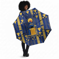Amun Umbrella Ancient Egyptian Hieroglyphic, Pharaoh and Scarab - Wonder Print Shop