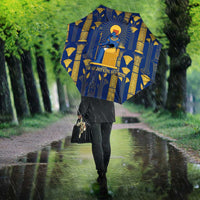 Amun Umbrella Ancient Egyptian Hieroglyphic, Pharaoh and Scarab - Wonder Print Shop