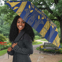 Amun Umbrella Ancient Egyptian Hieroglyphic, Pharaoh and Scarab - Wonder Print Shop