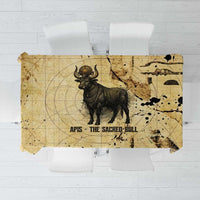 Apis Tablecloth Ancient Egyptian Papyrus Map, Egyptian Crown Bull Illustration - Wonder Print Shop