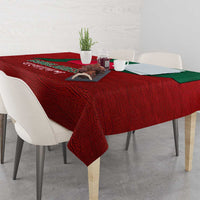 Bangladesh Tablecloth with National Flag Design and Bengali Script