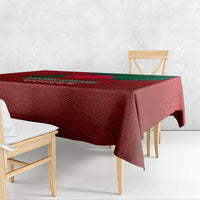 Bangladesh Tablecloth with National Flag Design and Bengali Script