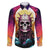 Skull Space Family Matching Off Shoulder Long Sleeve Dress and Hawaiian Shirt I'll Put You In The Trunk - Wonder Print Shop