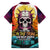 Skull Space Family Matching Short Sleeve Bodycon Dress and Hawaiian Shirt I'll Put You In The Trunk - Wonder Print Shop