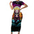 Skull Space Family Matching Short Sleeve Bodycon Dress and Hawaiian Shirt I'll Put You In The Trunk - Wonder Print Shop