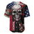 Skull Baseball Jersey American Demon - Wonder Print Shop