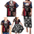 Skull Family Matching Puletasi Dress and Hawaiian Shirt American Demon - Wonder Print Shop