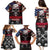 Skull Family Matching Puletasi Dress and Hawaiian Shirt American Demon - Wonder Print Shop