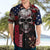 Skull Hawaiian Shirt American Demon - Wonder Print Shop