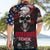 Skull Hawaiian Shirt American Demon - Wonder Print Shop