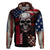 Skull Hoodie American Demon - Wonder Print Shop