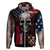 Skull Hoodie American Demon - Wonder Print Shop