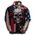 Skull Hoodie American Demon - Wonder Print Shop