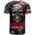 Skull T Shirt American Demon - Wonder Print Shop