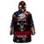 Skull Wearable Blanket Hoodie American Demon - Wonder Print Shop