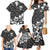 Skull Family Matching Mermaid Dress and Hawaiian Shirt Cute Skull Fun and Floral - Wonder Print Shop