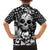 Skull Family Matching Puletasi Dress and Hawaiian Shirt Cute Skull Fun and Floral - Wonder Print Shop