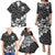 Skull Family Matching Puletasi Dress and Hawaiian Shirt Cute Skull Fun and Floral - Wonder Print Shop