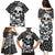 Skull Family Matching Puletasi Dress and Hawaiian Shirt Cute Skull Fun and Floral - Wonder Print Shop