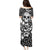 Skull Family Matching Puletasi Dress and Hawaiian Shirt Cute Skull Fun and Floral - Wonder Print Shop