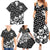 Skull Family Matching Summer Maxi Dress and Hawaiian Shirt Cute Skull Fun and Floral - Wonder Print Shop