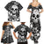 Skull Family Matching Summer Maxi Dress and Hawaiian Shirt Cute Skull Fun and Floral - Wonder Print Shop