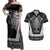 Odin The Viking God Couples Matching Off Shoulder Maxi Dress and Hawaiian Shirt - Wonder Print Shop