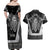 Odin The Viking God Couples Matching Off Shoulder Maxi Dress and Hawaiian Shirt - Wonder Print Shop