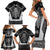 Odin The Viking God Family Matching Short Sleeve Bodycon Dress and Hawaiian Shirt - Wonder Print Shop