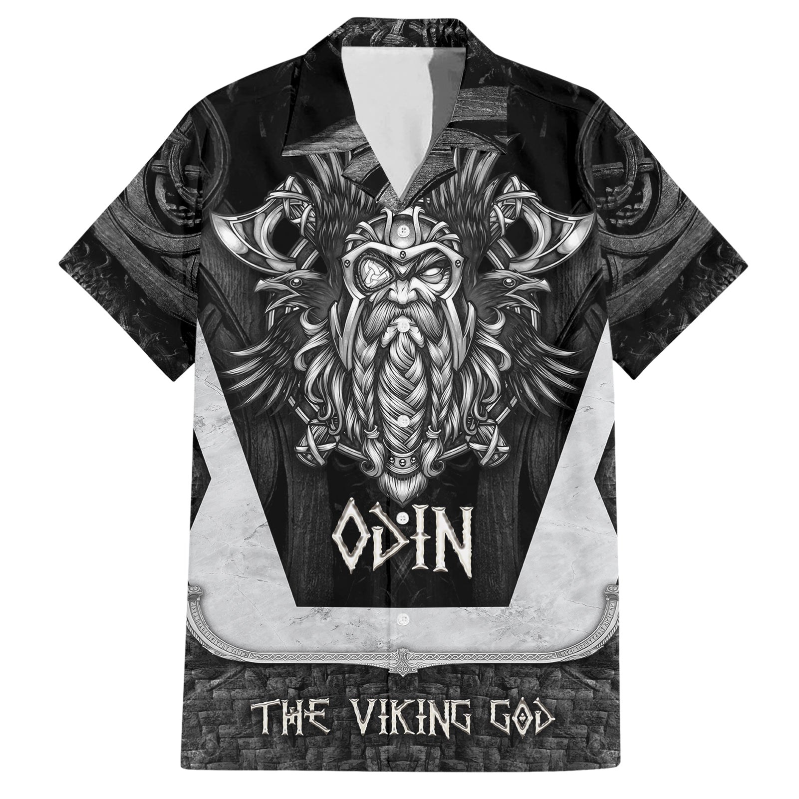 Odin The Viking God Hawaiian Shirt - Wonder Print Shop