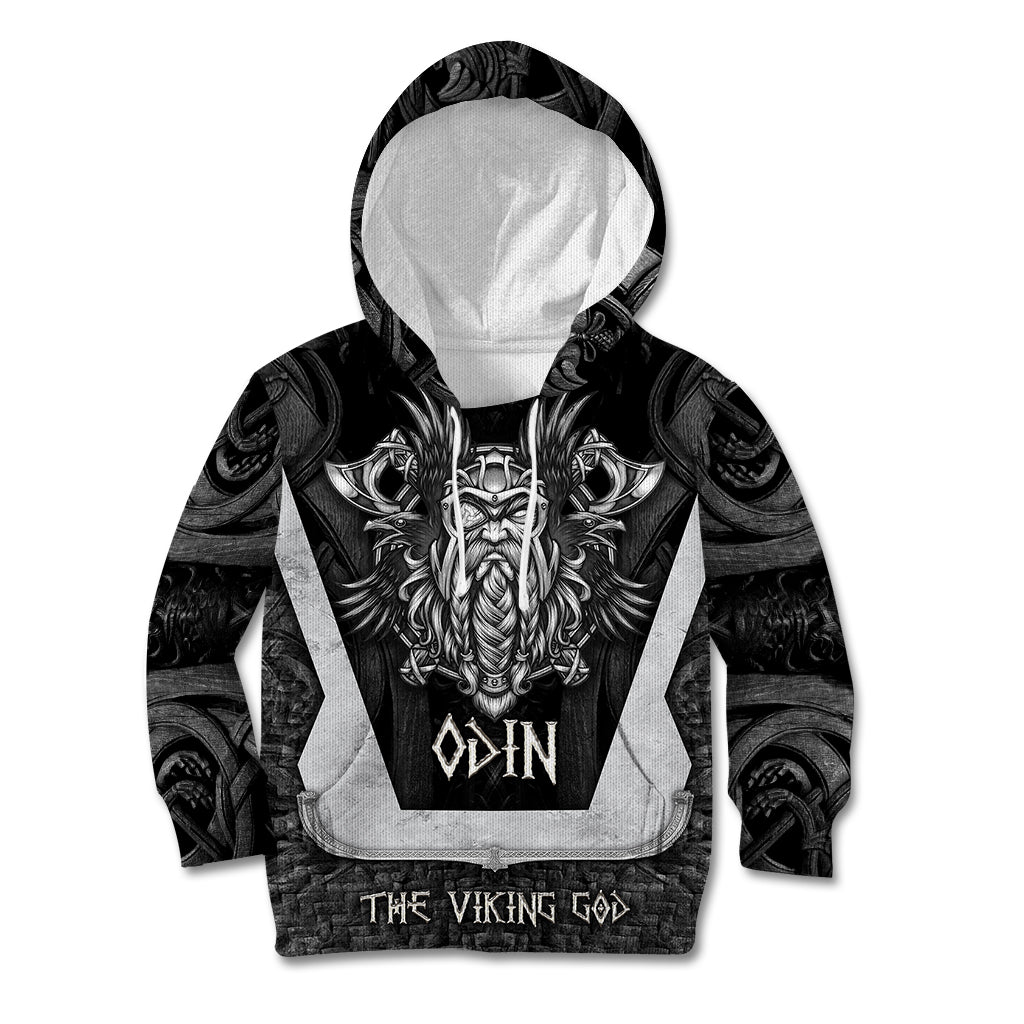 Odin The Viking God Kid Hoodie - Wonder Print Shop