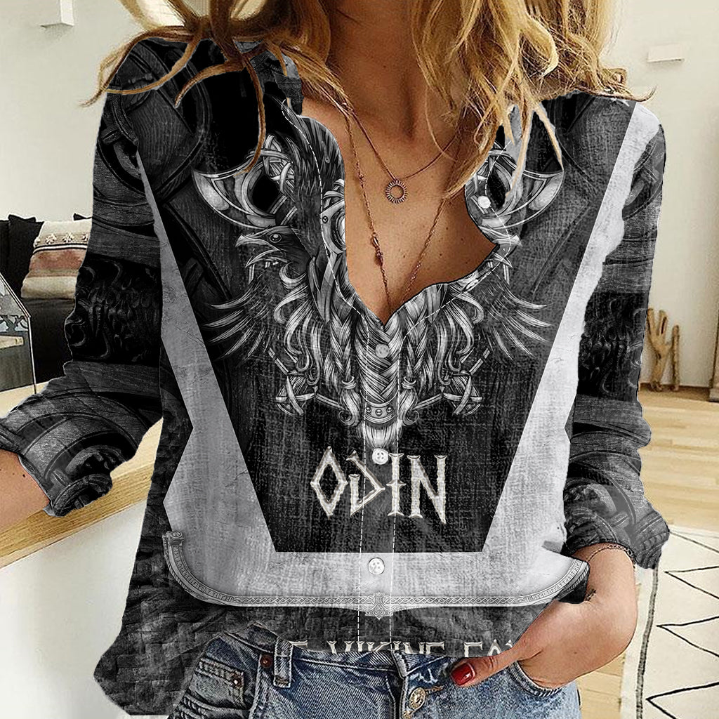 odin-the-viking-god-women-casual-shirt