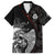 Viking Valhalla Family Matching Off Shoulder Maxi Dress and Hawaiian Shirt Skull And Axe - Wonder Print Shop