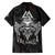 Viking Valhalla Family Matching Puletasi Dress and Hawaiian Shirt Skull And Axe - Wonder Print Shop