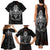 Viking Valhalla Family Matching Tank Maxi Dress and Hawaiian Shirt Skull And Axe - Wonder Print Shop