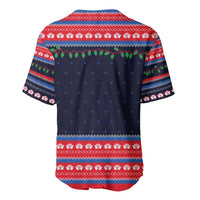 Merry Christmas Nurse Baseball Jersey Stethoscope Tree Nurses and Medical Workers - Wonder Print Shop