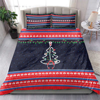 Merry Christmas Nurse Bedding Set Stethoscope Tree Nurses and Medical Workers - Wonder Print Shop