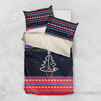 Merry Christmas Nurse Bedding Set Stethoscope Tree Nurses and Medical Workers - Wonder Print Shop